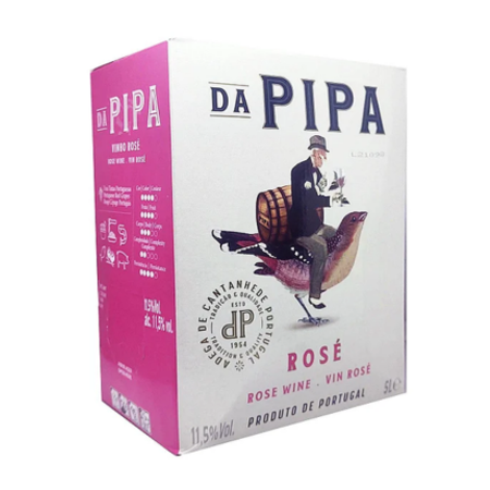 Vinho Rose Da Pipa Bag In Box 5 litros