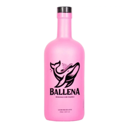 Licor Ballena Fino Morango Com Tequila 750 ml